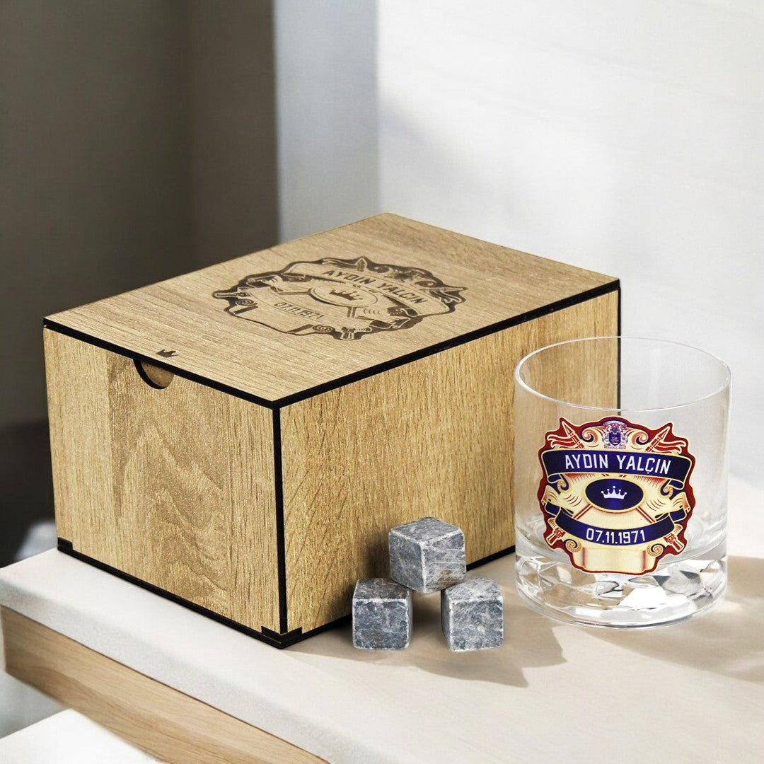 Regal Blue - Diamond Tekli Viski Kadehi