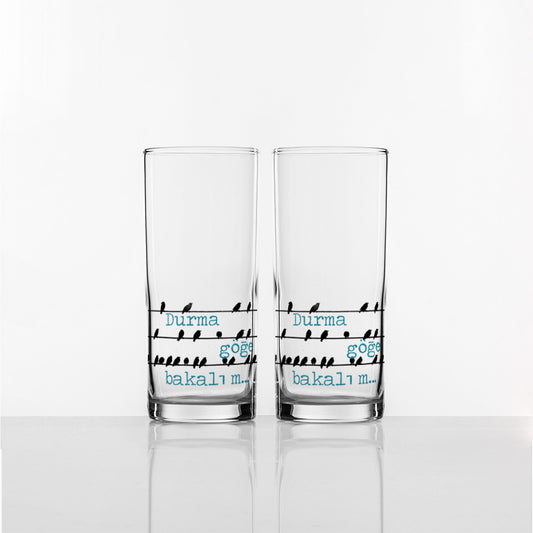 Durma Göğe Bakalım - İkili Rakı Kadehi