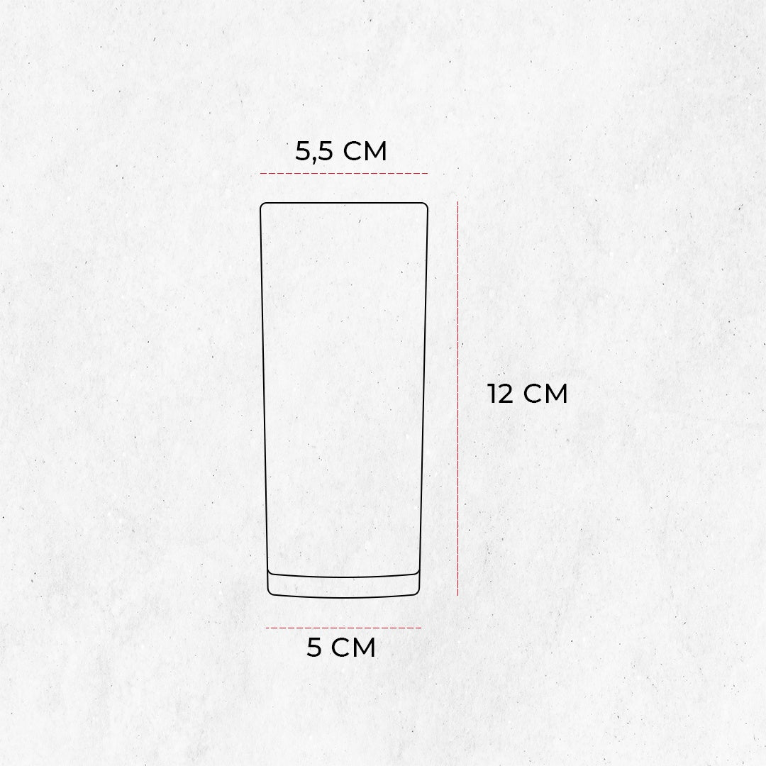 Simple Black Frame - Fotoğraflı İkili Rakı Kadehi