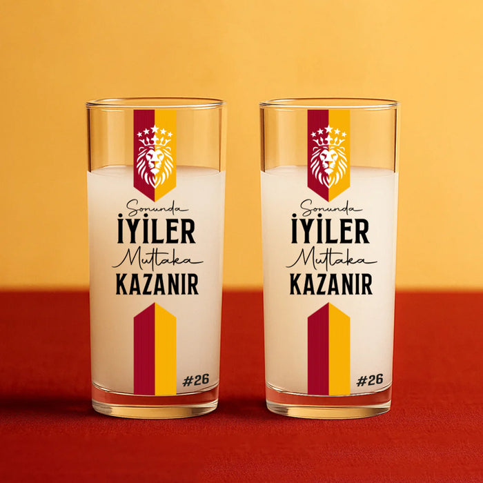 Sonunda İyiler Mutlaka Kazanır - İkili Rakı Kadehi