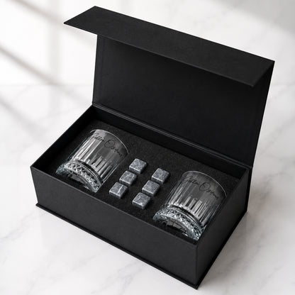 Signature Paradise - Premium Kutulu İkili Viski Kadehi