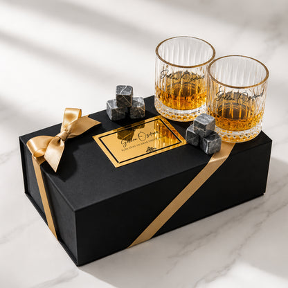 Signature Paradise - Premium Kutulu İkili Viski Kadehi