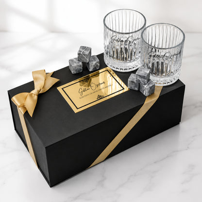 Signature Paradise - Premium Kutulu İkili Viski Kadehi