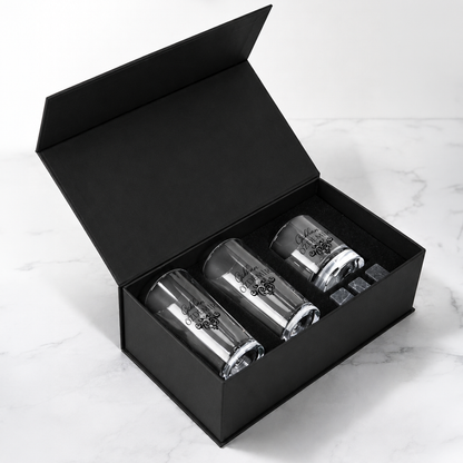 Premium Kutulu Rakı Kadehi & Viski Seti