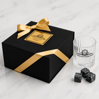 Royal Paradise - Premium Kutulu Kişiye Özel Tekli Viski Kadehi