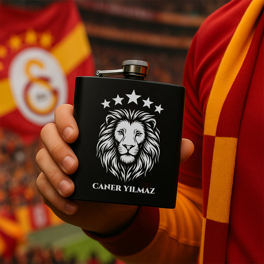#26 Aslan - Çelik İçki Matarası