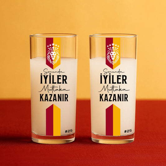 Sonunda İyiler Mutlaka Kazanır - İkili Rakı Kadehi