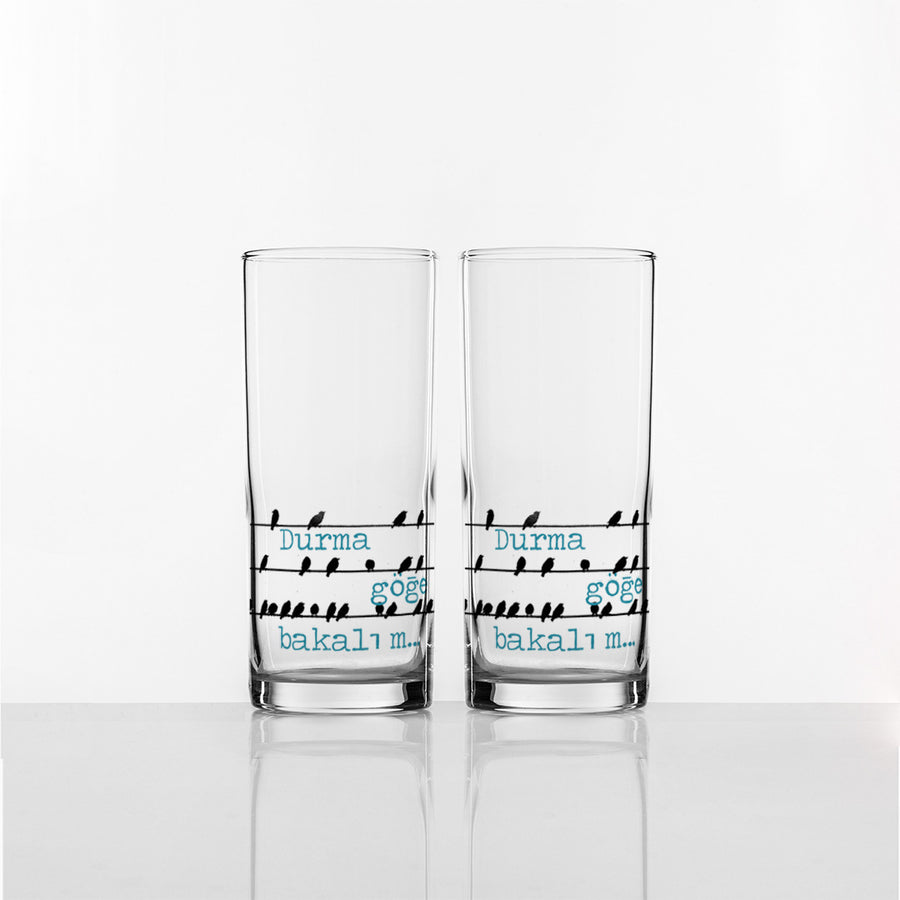 Durma Göğe Bakalım - İkili Rakı Kadehi
