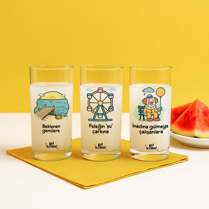 Gel içelim - 6+1 Rakı Kadehi & Karaf Seti