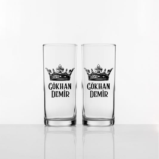 KING - İkili Rakı Kadehi